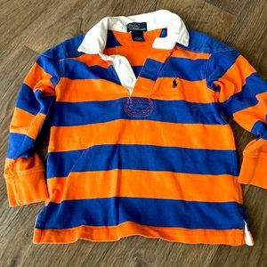Boy’s size 4T long sleeve polo shirt by Ralph Lauren.